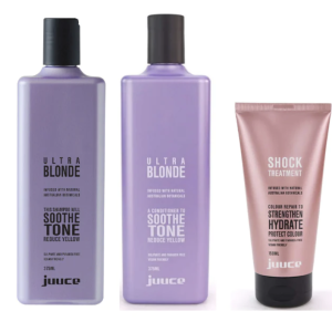 Juuce Silver Blonde Repair Treatment Trio